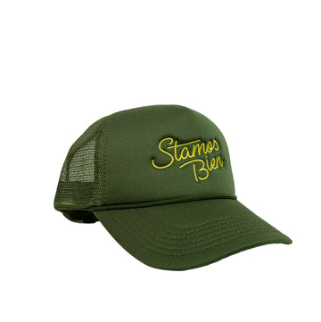 Olive Green Foam Trucker Hat