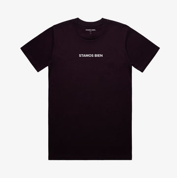 Stamos Bien 100% cotton black T-Shirt