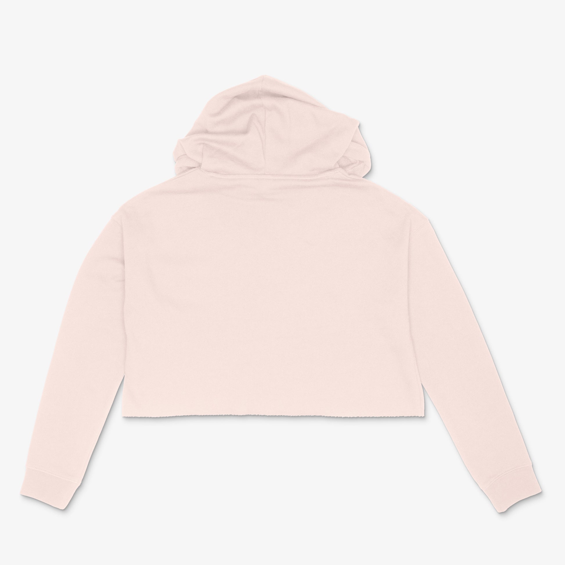 Stamos Bien's new premium, 80% Cotton 20% Polyester, blush cropped hoodie.