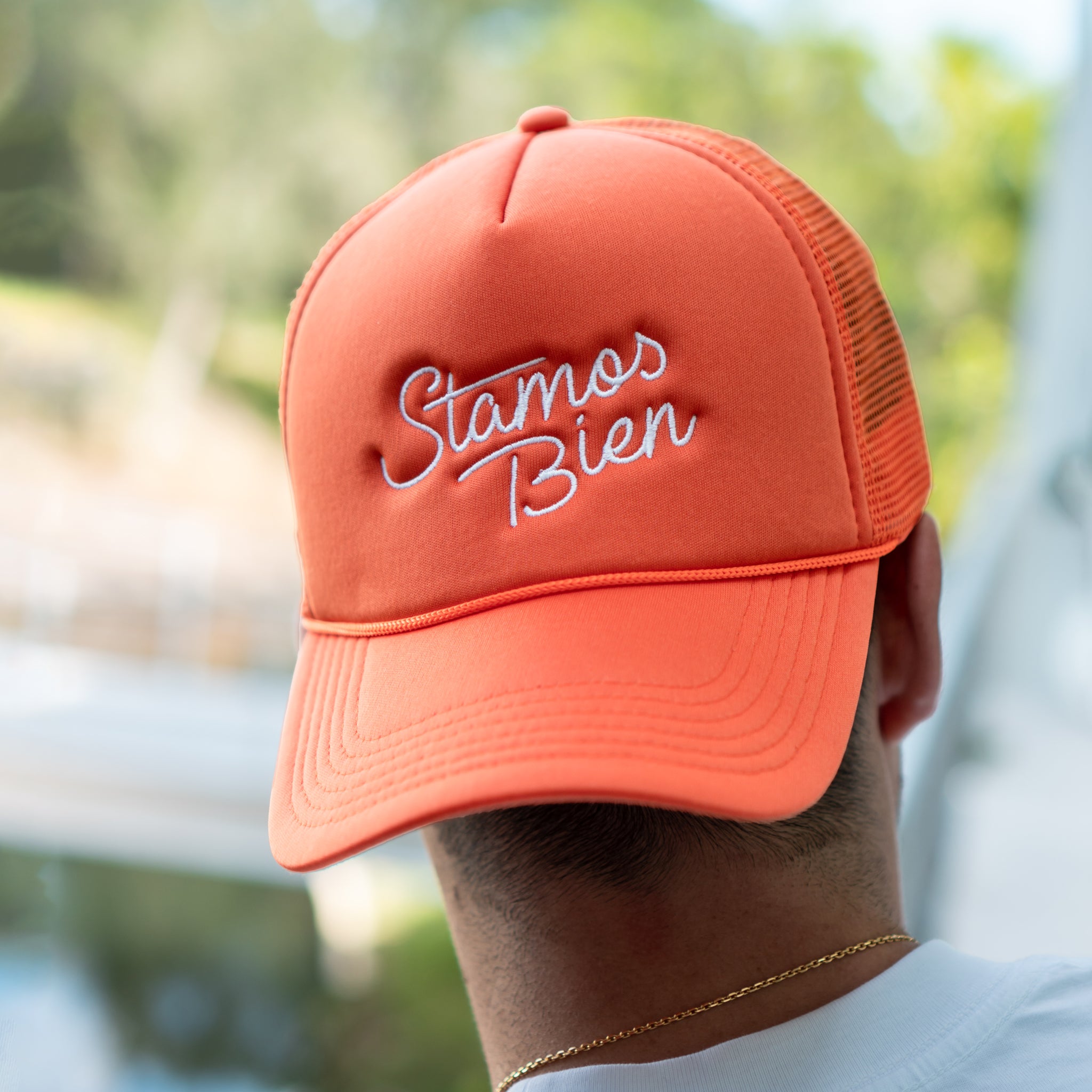 Orange Foam Trucker Hat